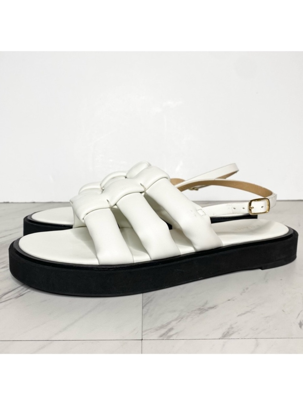 Frame Le Weston White Slingback Sandal 39